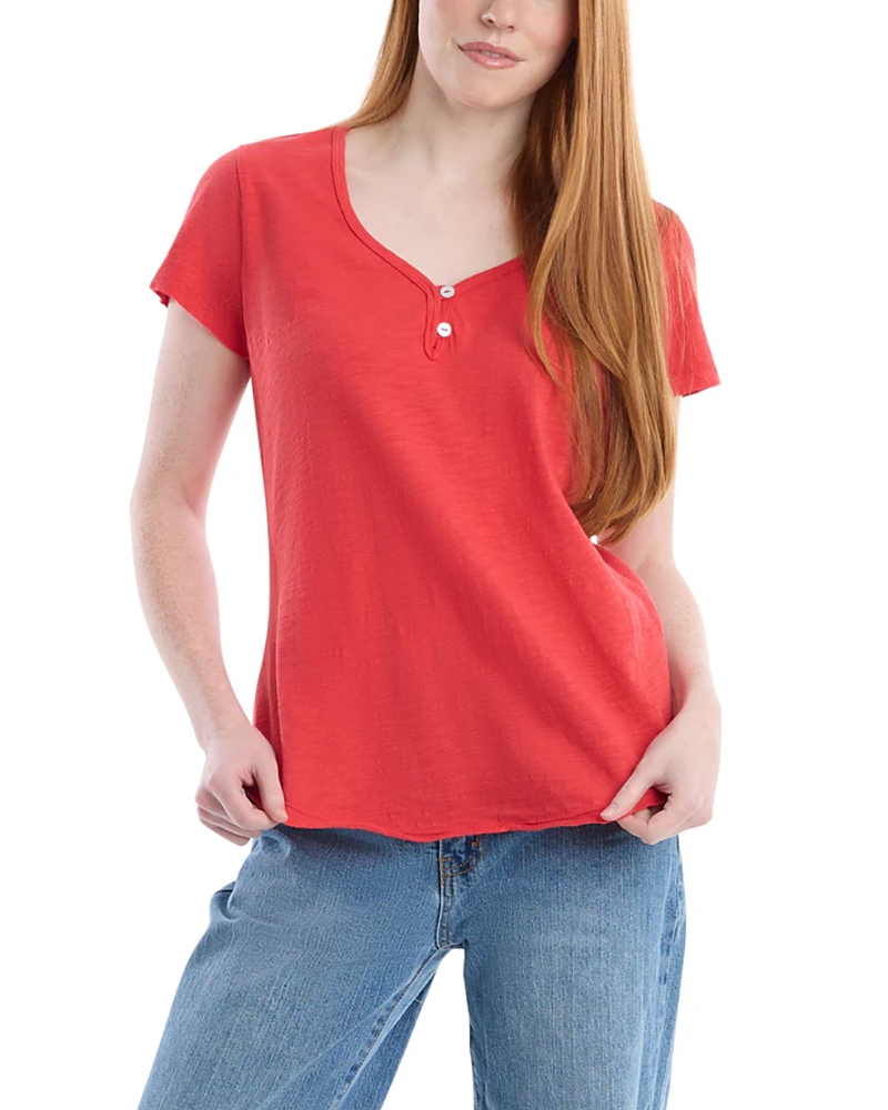 Wilt Clothing Henley Short Sleeve Tee