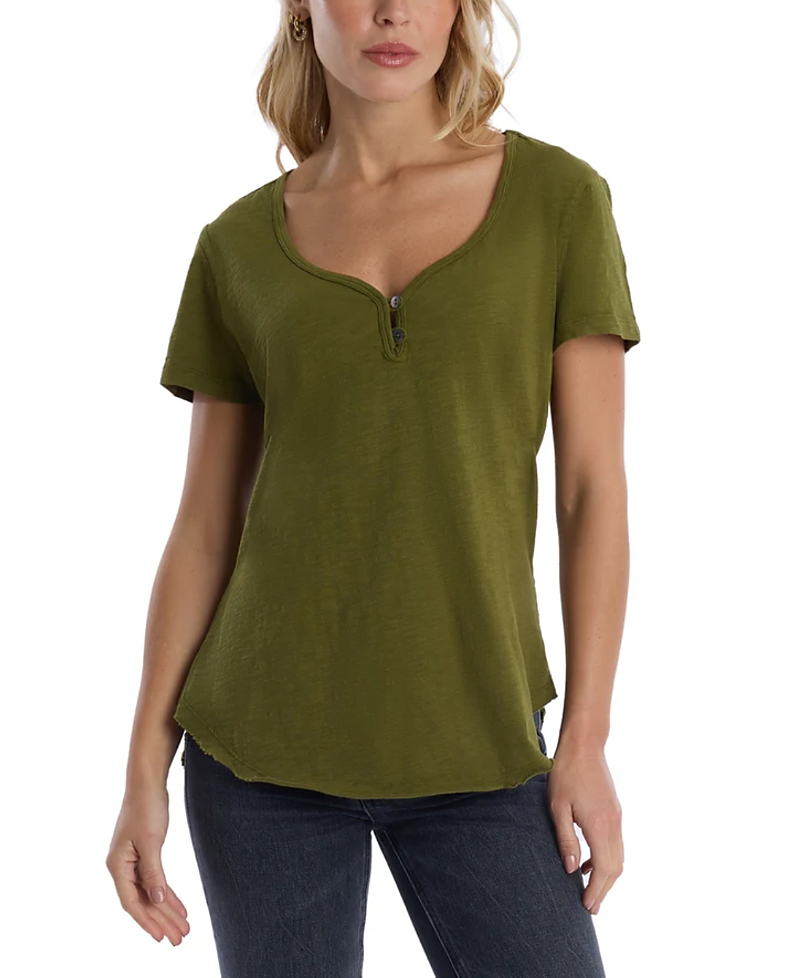 Wilt Clothing Henley Short Sleeve Tee