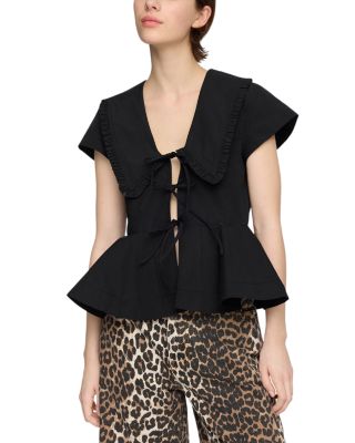 Cotton Poplin Blouse