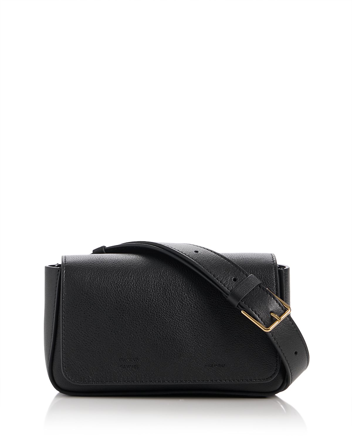 Mansur Gavriel Box Sling Leather Crossbody Bag