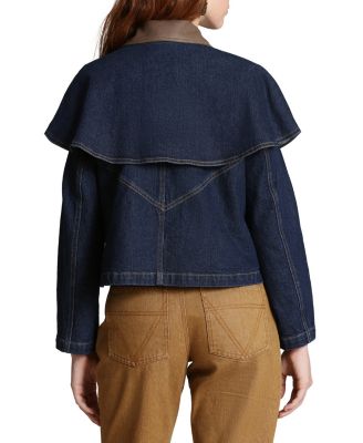 Cropped Cape Jacket