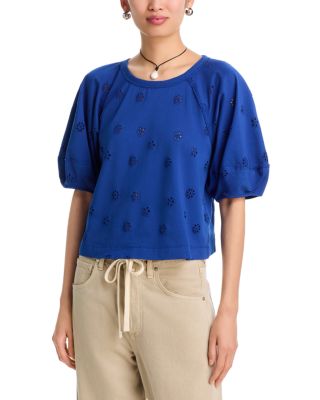 Jessie Eyelet Tee