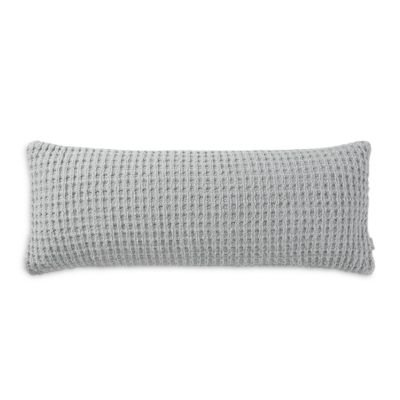 Snug Waffle Lumbar Pillow, 36" x 14"