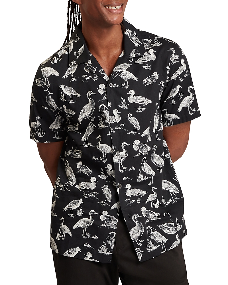 Ted Baker Yamal Regular Fit Duck Pattern Shirt