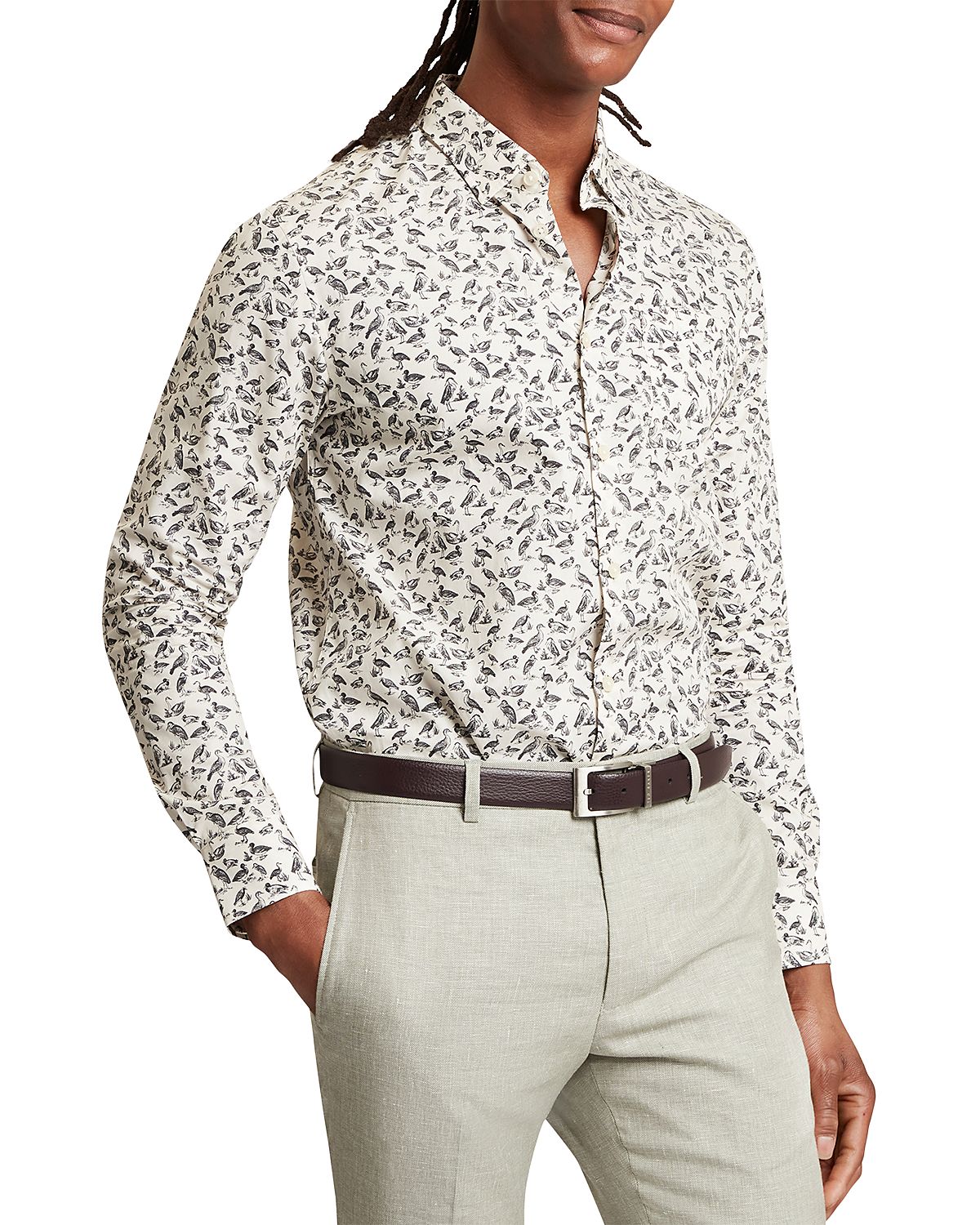 Ted Baker Bothwik Mini Duck Print Shirt