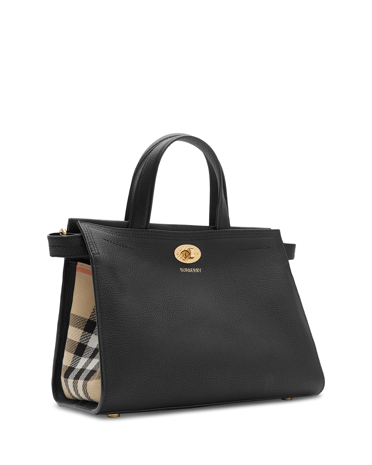 Cotswolds Check Mini Leather Tote