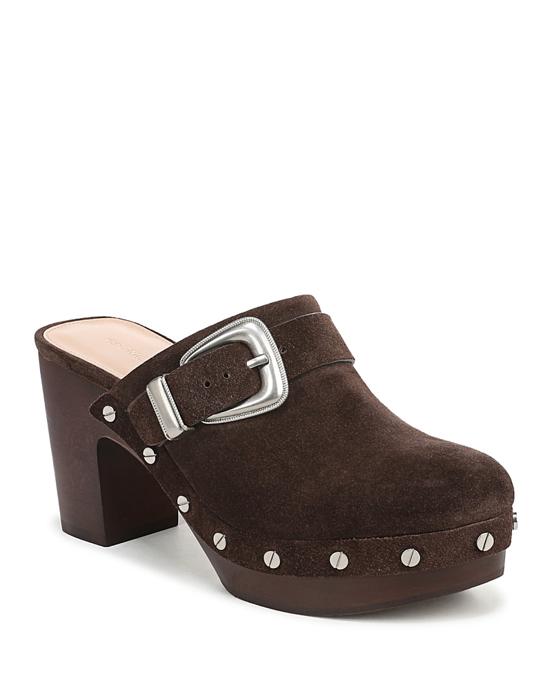Veronica Beard Women's Larken Studded Platform Clogs