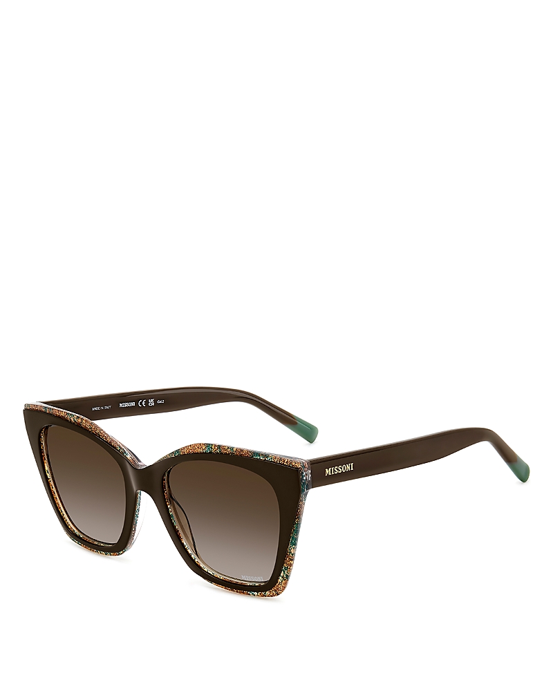 Missoni Rectangular Sunglasses, 54mm