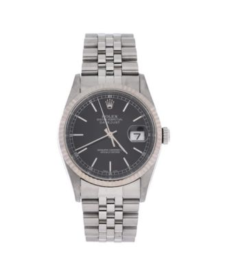  Oyster Perpetual Datejust Automatic Watch in Stainless Steel and White Gold 36mm