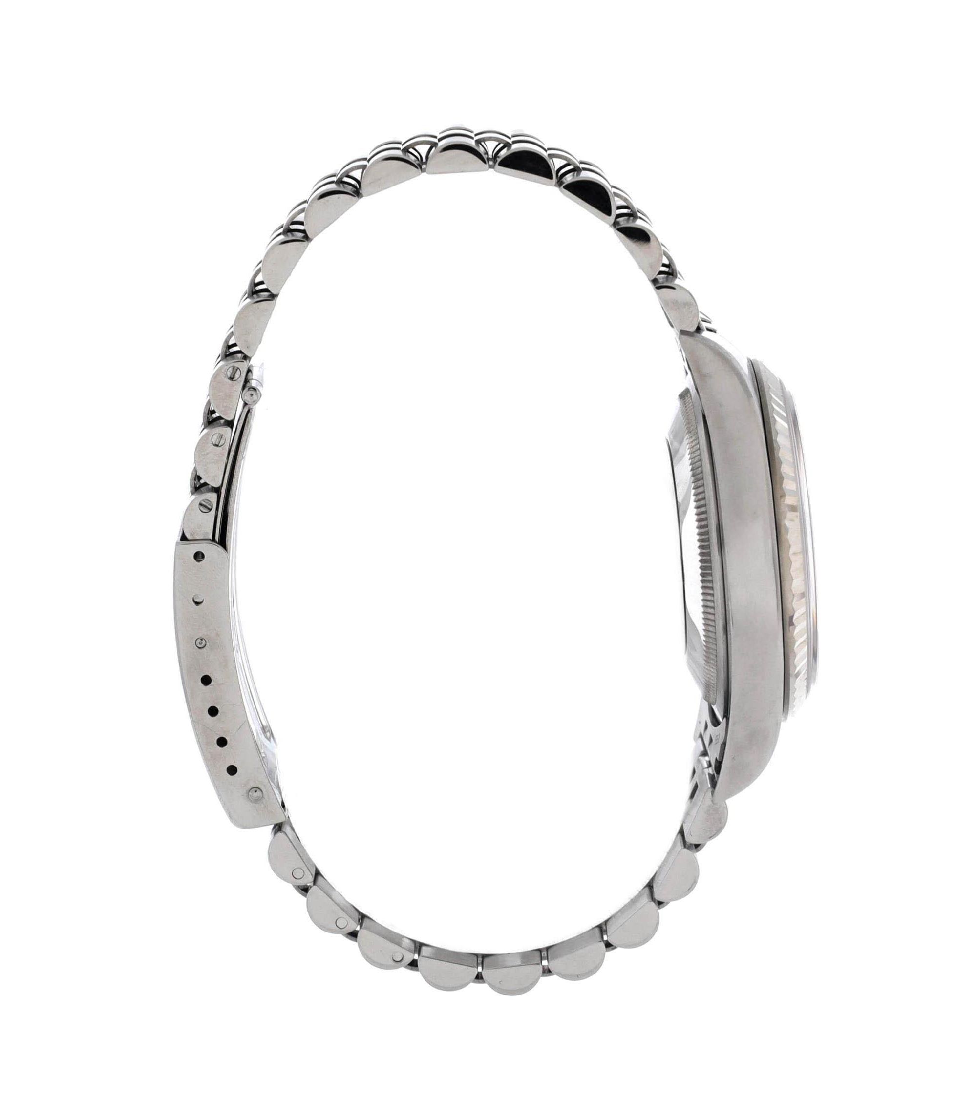 Oyster Perpetual Datejust Automatic Watch in Stainless Steel and White Gold 36mm — Image 3