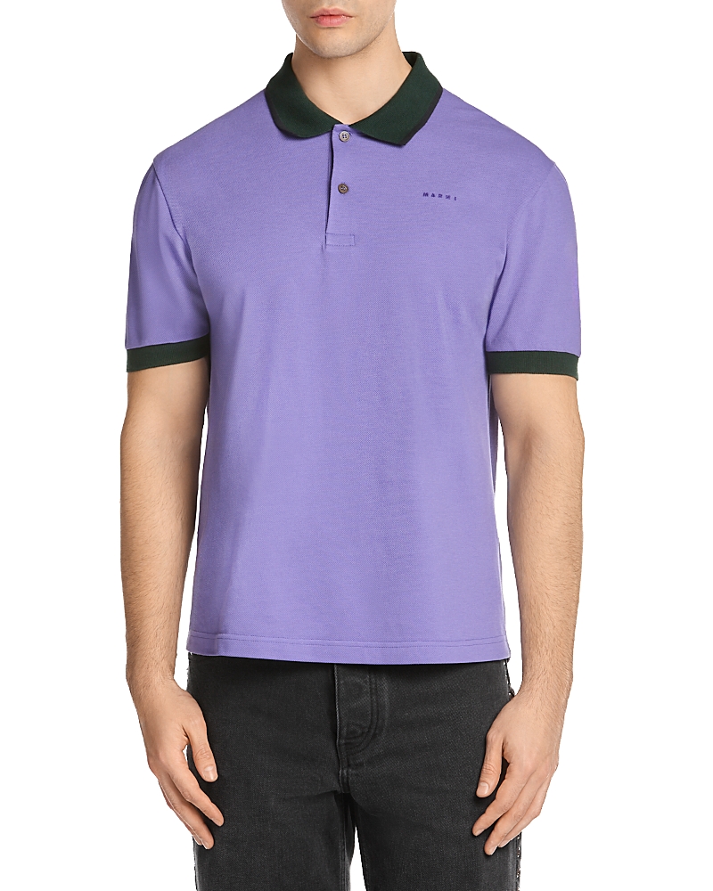 Marni Slim Fit Short Sleeve Polo Shirt