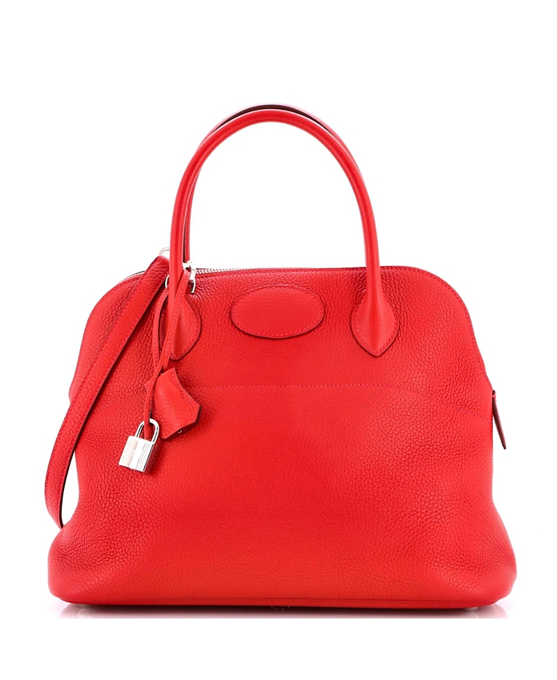 Pre-owned Pre-owned Hermes Hermes 31 Bolide Bag Clemence In Red