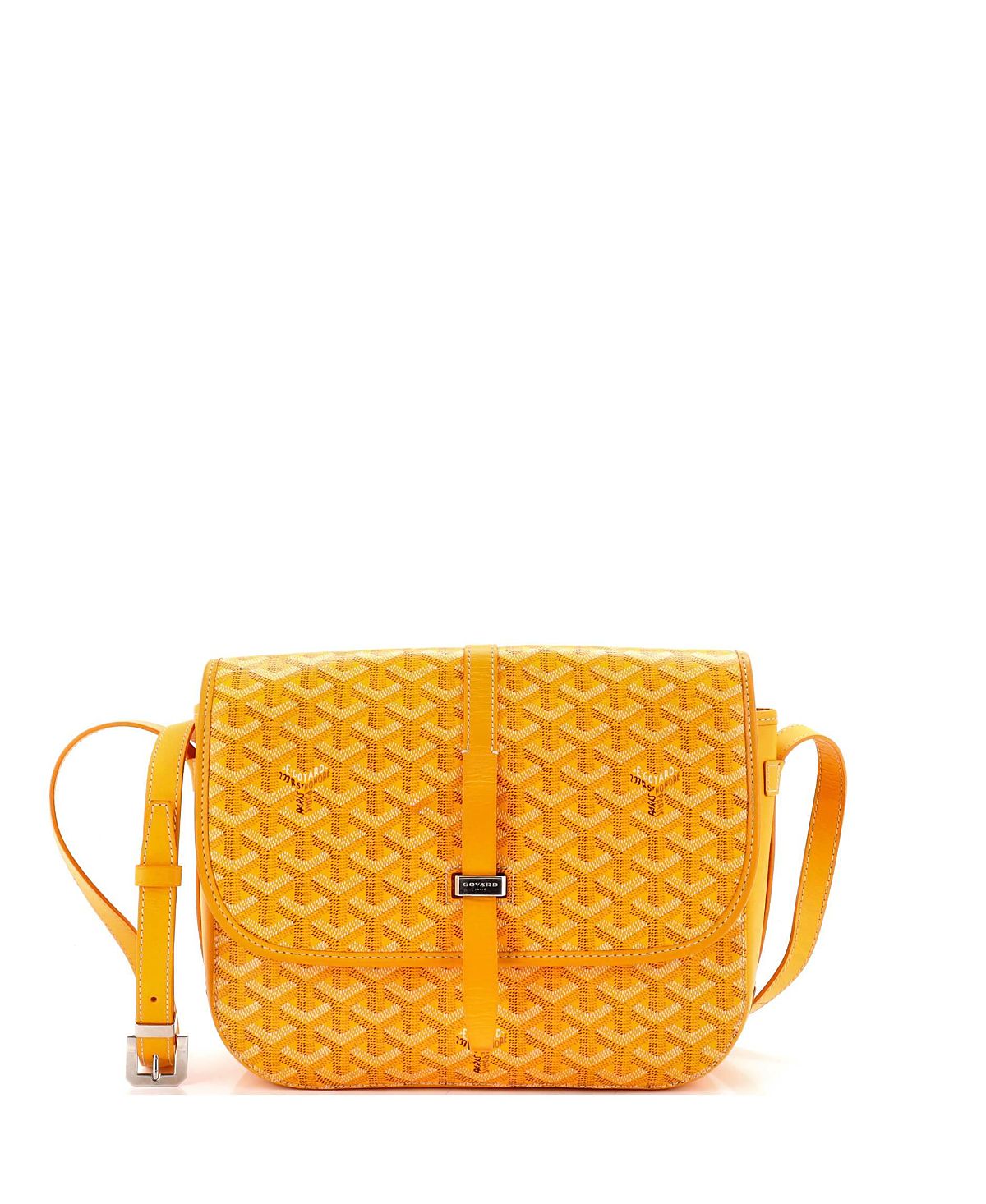 Pre-Owned Goyard Mm Belvedere Ii Messenger Bag Coated Canvas