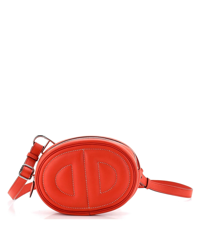 Pre-owned Pre-owned Hermes Hermes In-the-loop Belt Bag Swift In Orange
