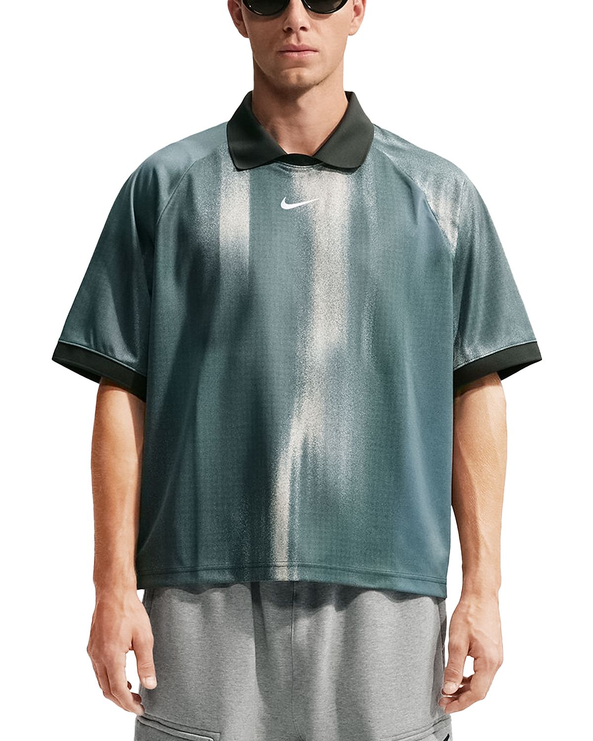 Nike Jacquard Logo Jersey Polo Shirt