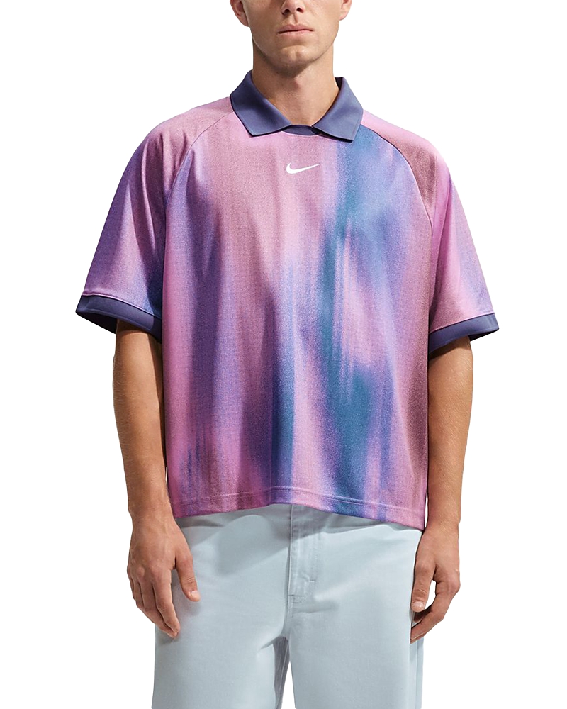Nike Jacquard Logo Jersey Polo Shirt