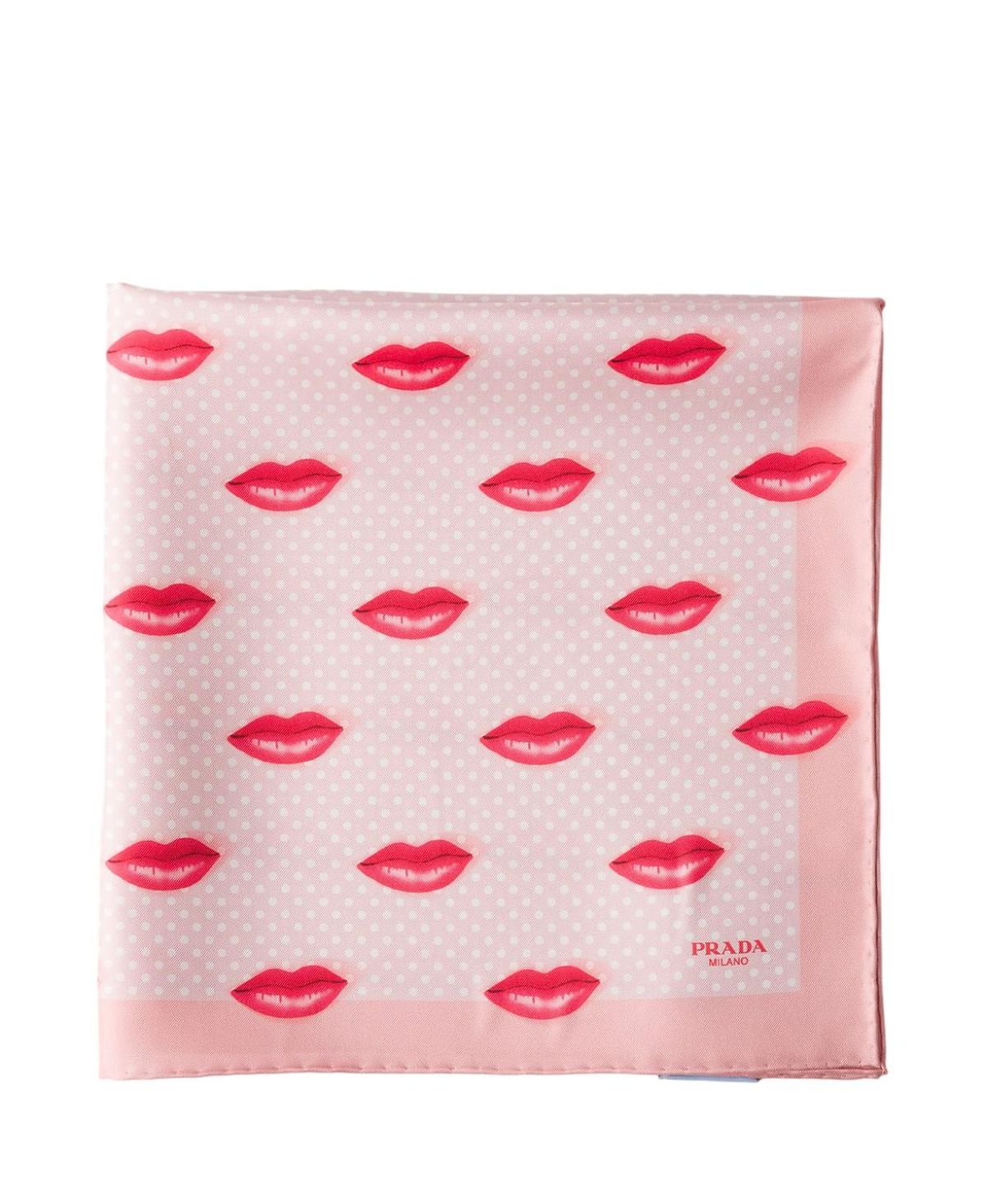 Prada Printed Silk Twill Scarf, 55 X 55 Cm