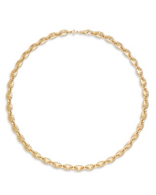 Tory Burch Delicate Gemini Link Collar Necklace, 17