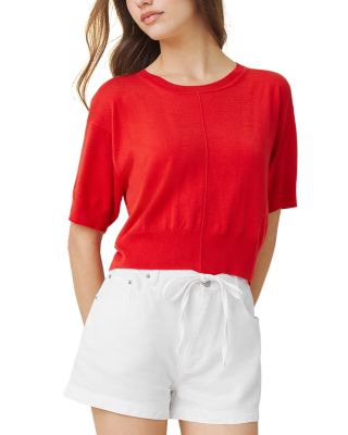 Erica Short Sleeve Crewneck Sweater