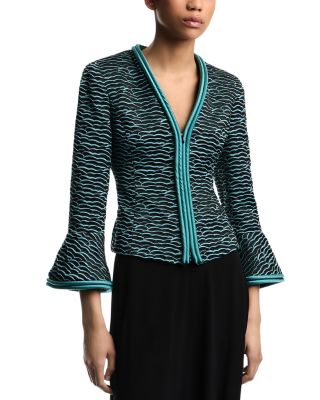 Wave Jacquard Jacket
