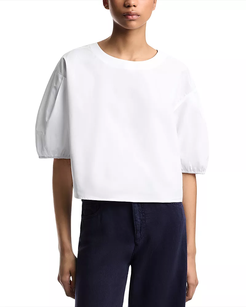 Emporio Armani Puffed Sleeve Top