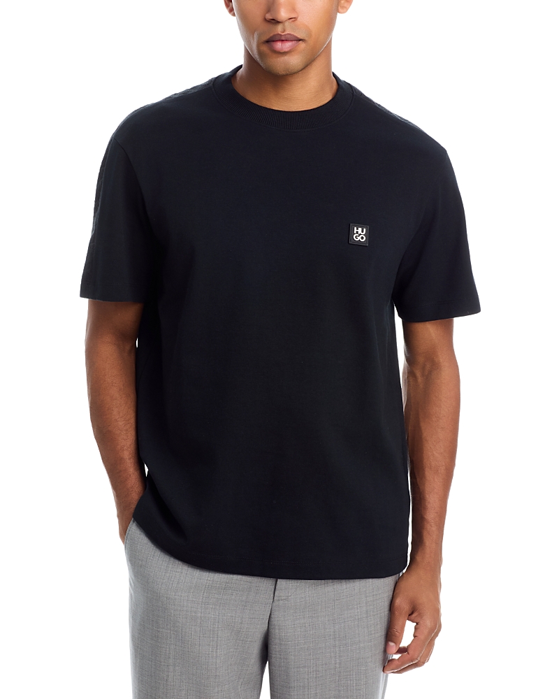 Hugo Drostee Floral Stripe Logo T-Shirt