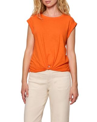 Knotted Hem Muscle Tee