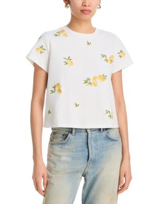 Lemon Embroidered T Shirt - Exclusive