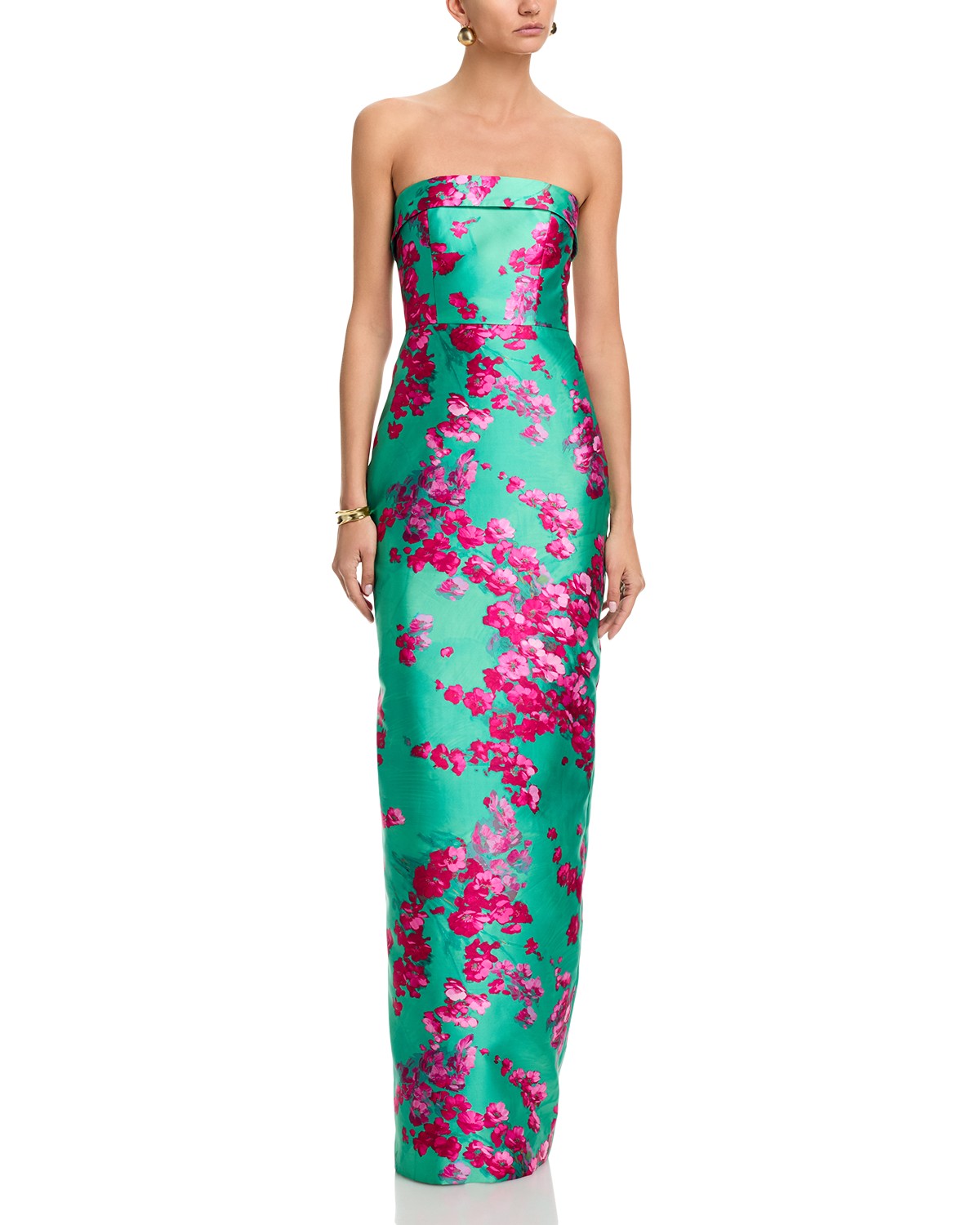 Cleo Strapless Column Gown