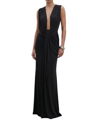  The Plunge Drape Gown