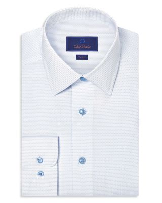 Trim Fit Micro Dobby Dress Shirt