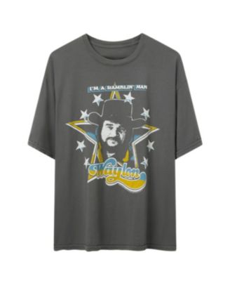  Unisex Waylon Jennings I'm a Ramblin' Man Oversized Tee