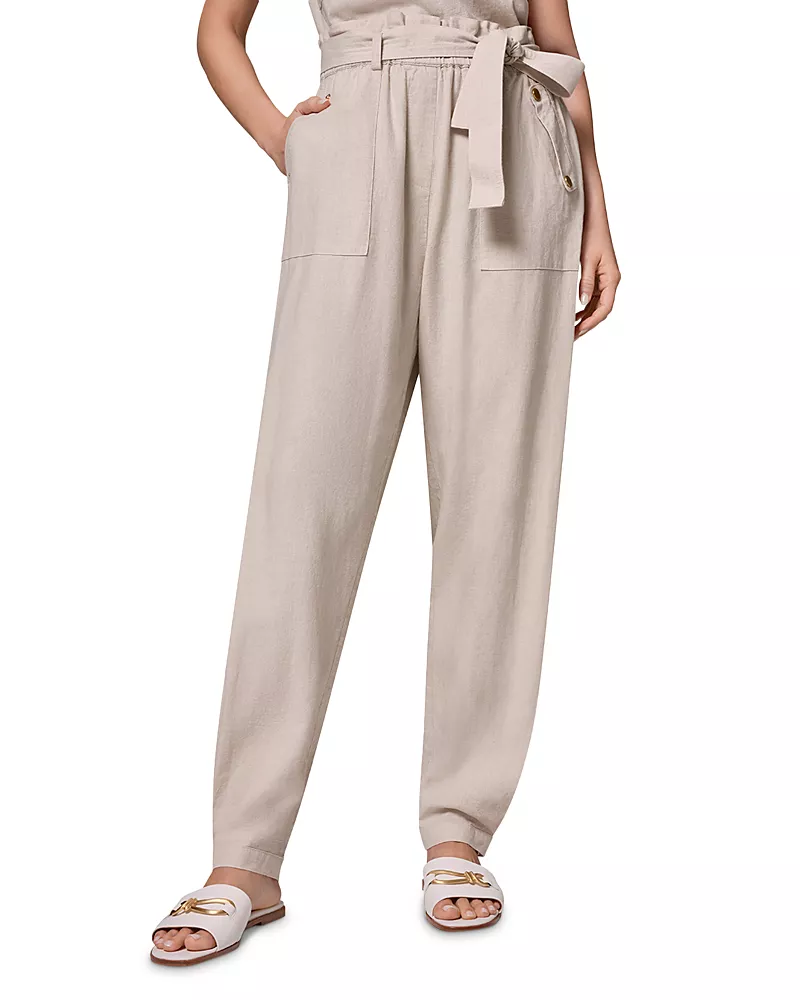 Donna Karan New York Belted Tab Hem Pants