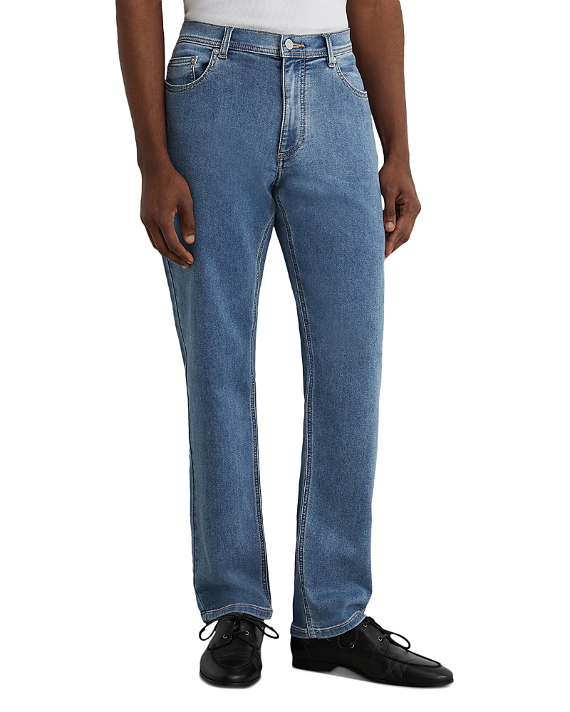 Reiss Bishopsgate Straight Fit 31.5 Jeans in Light Wash