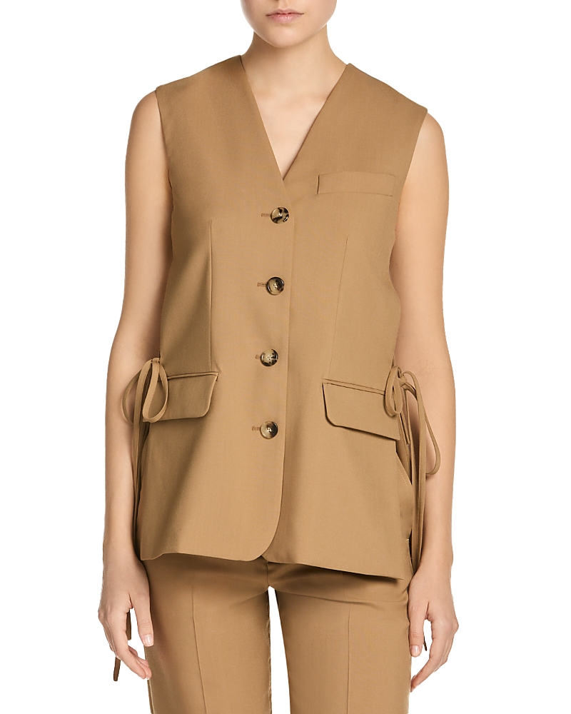 Marni Side Tie V Neck Waistcoat