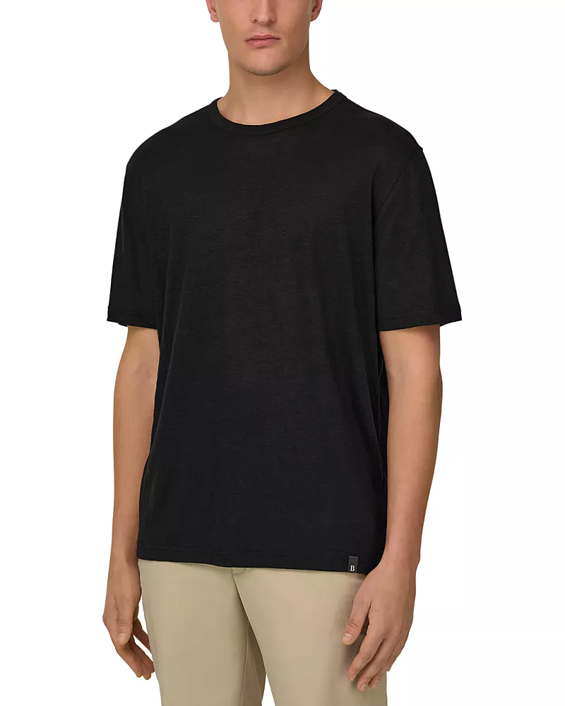 Boggi Milano Stretch Linen Jersey T-Shirt