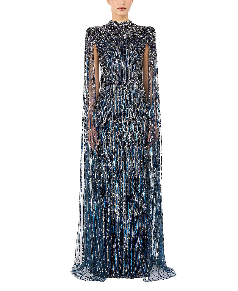 Jenny Packham Opera Embellished Maxi Dress