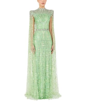 Jenny Packham Opera Embellished Maxi Dress