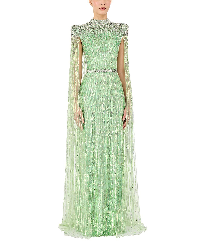 Jenny Packham Opera Embellished Maxi Dress