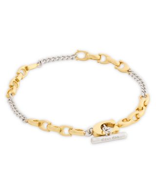 Signature C Mixed Chain Bracelet