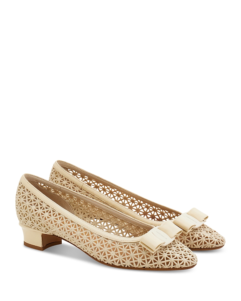 Ferragamo Women's Vara 2.0 Lace Flats