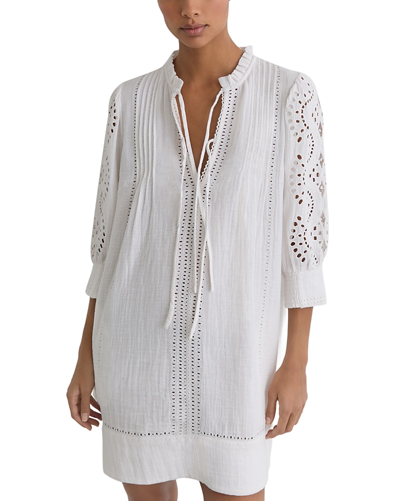 Reiss Gia Cheesecloth Resort Dress