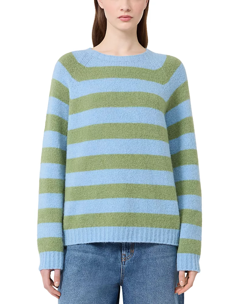 Weekend Max Mara Wkdghiacci Light Blue Sweater