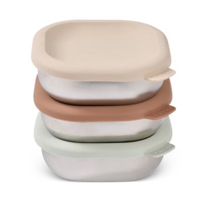 Stainless Steel Baby Bowls 3 Piece Set