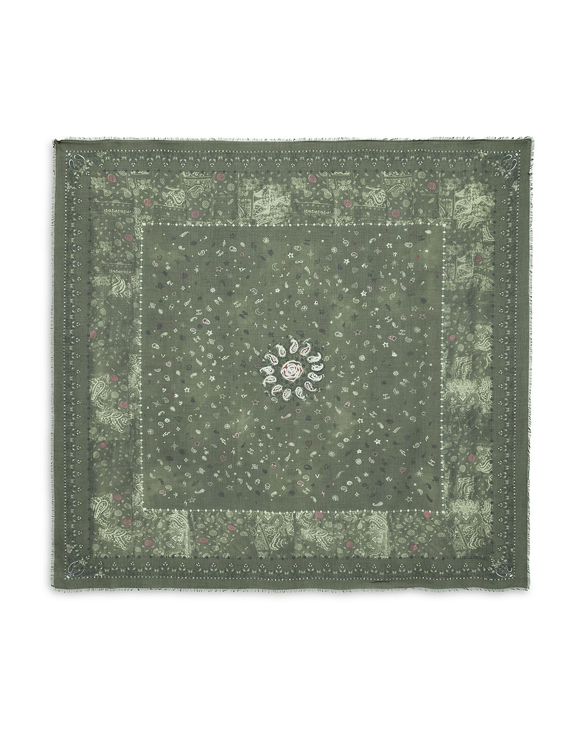 Zadig & Voltaire Kerry Vintage Effect Scarf