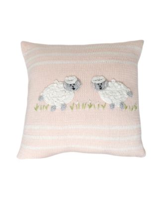 Knit Cotton 10" Lamb Pillow