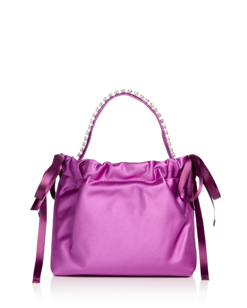Jimmy Choo Mini Satin & Crystal Top Handle Bag by Bloomingdale's