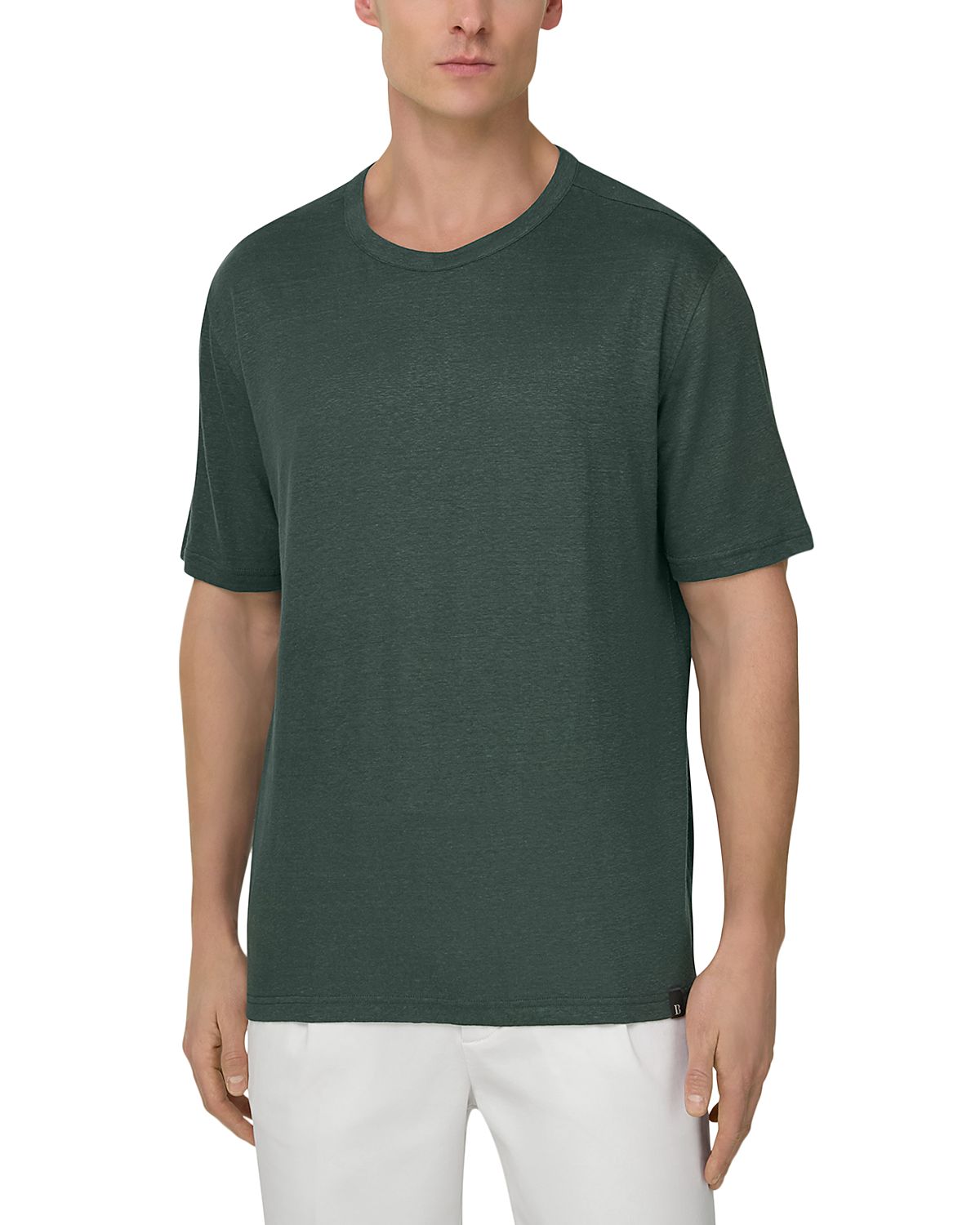 Boggi Milano Stretch Linen Jersey T-Shirt