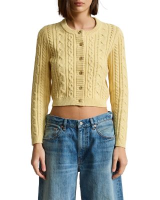 Riley Crewneck Cardigan Sweater