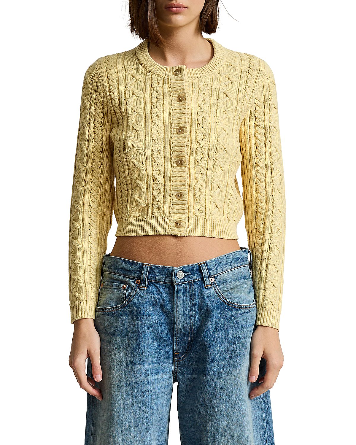 Denimist Riley Crewneck Cardigan Sweater